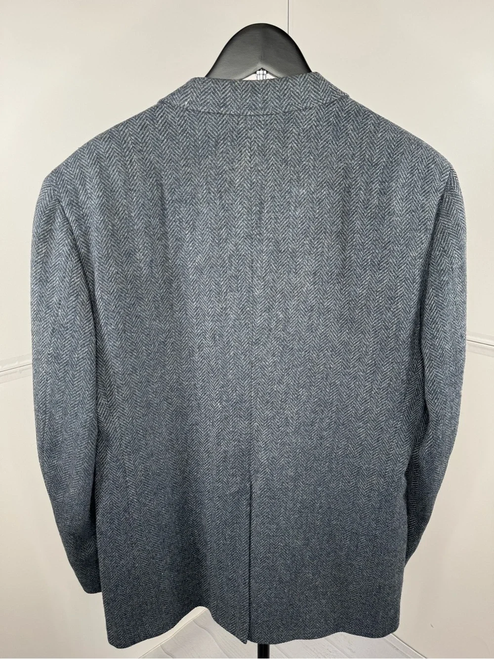 Kuppenheimer Men's Grey Herringbone Wool Sport Coat 100% Wool USA